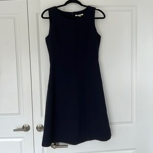 Navy A Line Banana Republic dress